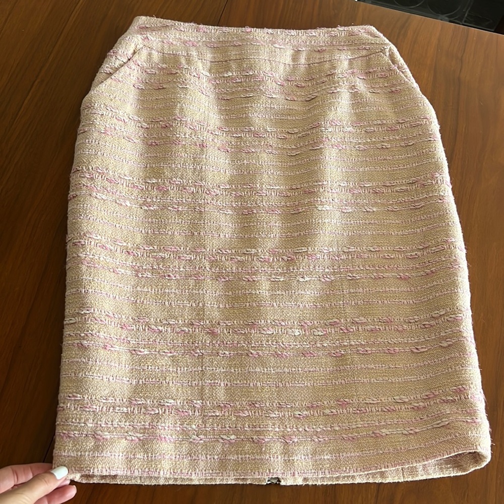 Chanel Tweed Skirt 1999 Collection
